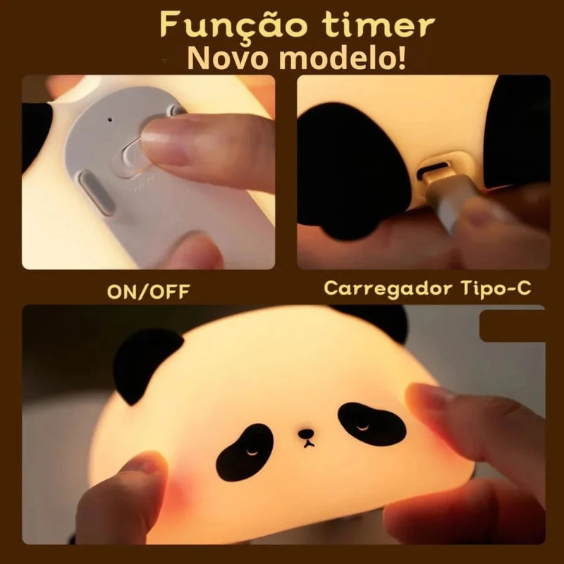 Luminária Panda Molenga