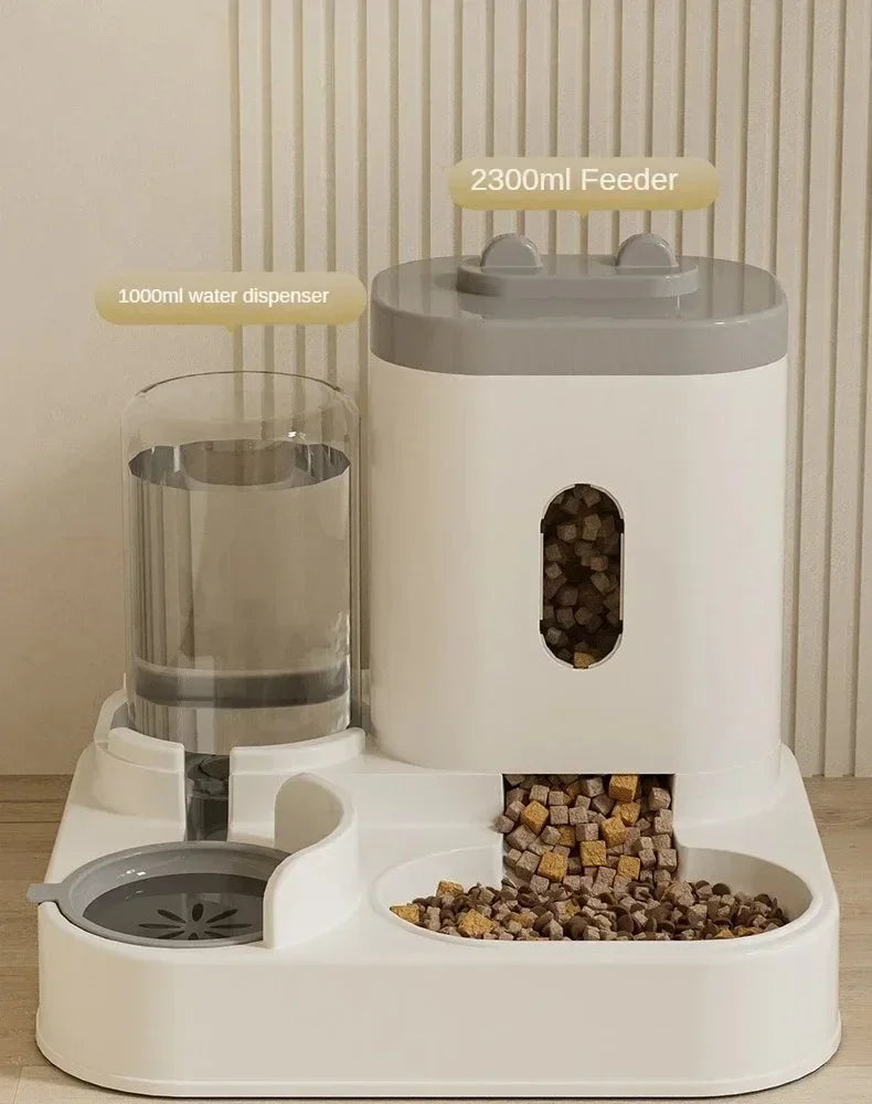 Alimentador automático para gatos e cachorros